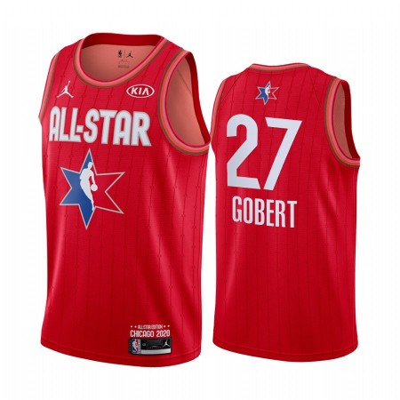 Maillot Homme Utah Jazz Rudy Gobert 27 2020 All-Star Jordan Brand Rouge Swingman